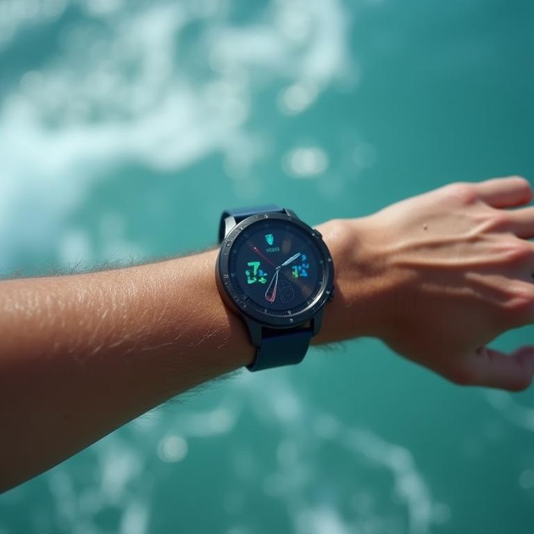 Hero image showing Aero smartwatch on a surfer's wrist