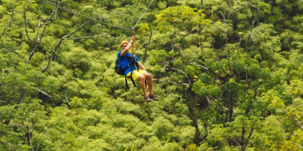 Night Time Ziplining