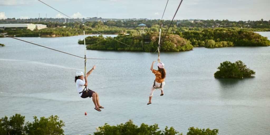 Ziplining At Kualoa Ranch