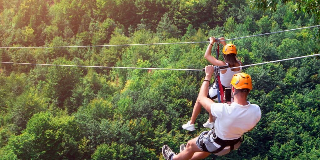 Ziplining On The Pacific Crest Trail