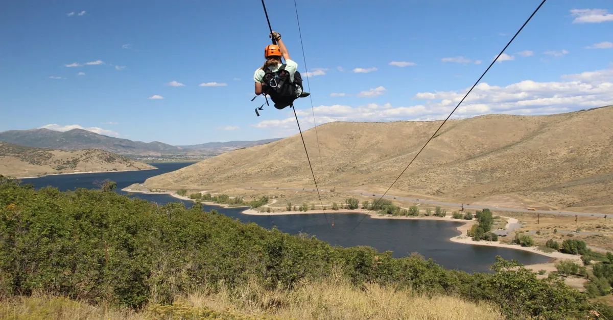 deer creek zipline