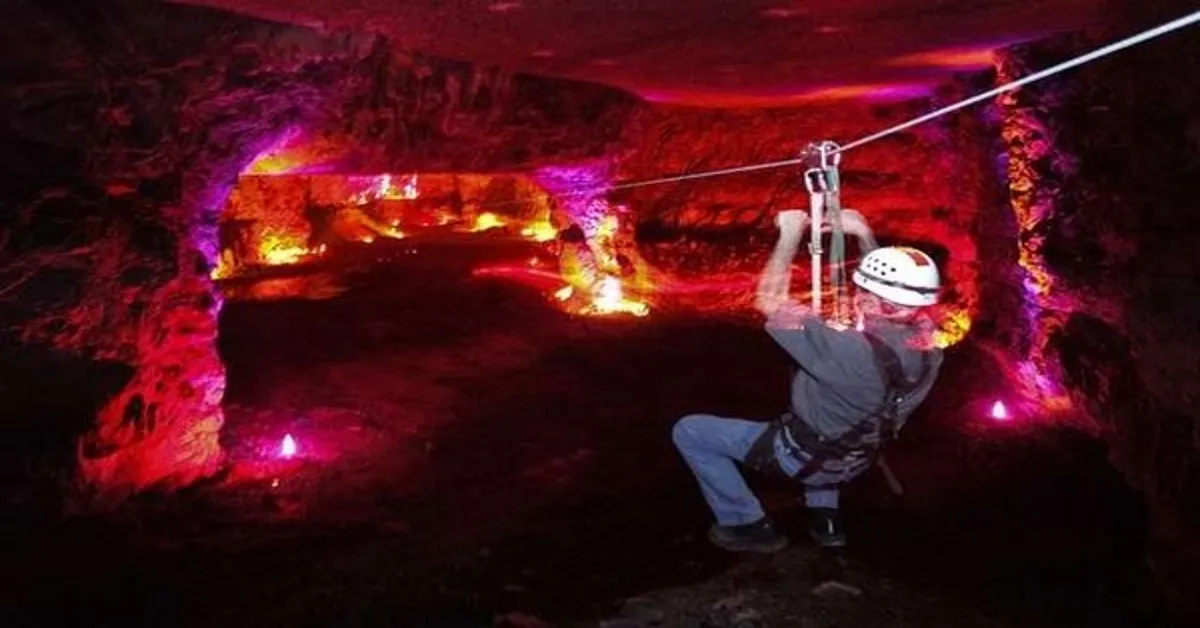 underground zip line